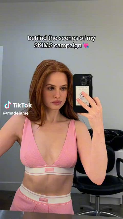 ass celebrity madelaine petsch pokies redhead tiktok gif