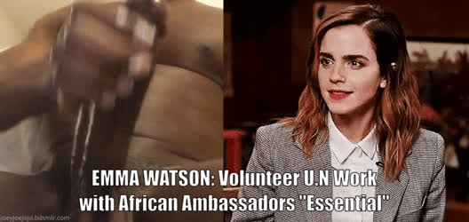 BBC Babe BabeCock Big Dick Emma Watson gif