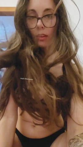 amateur brunette homemade lingerie long hair natural tits onlyfans petite gif