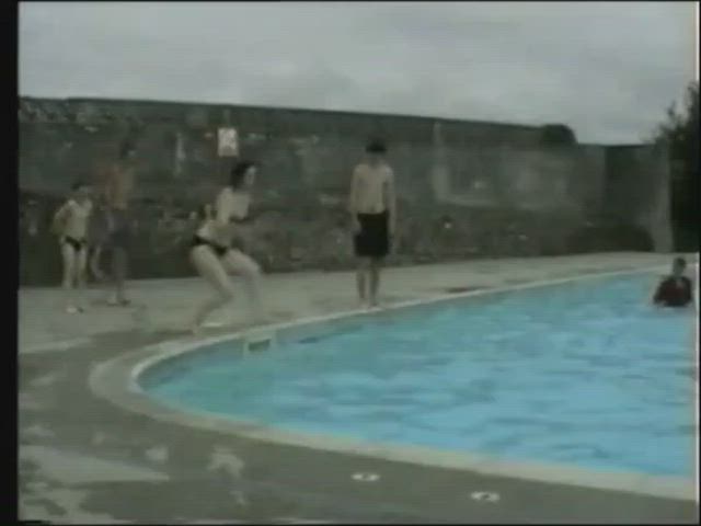 Amateur Swimming Pool Tits gif