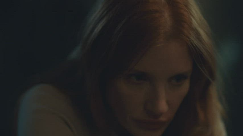 Celebrity Doggystyle Jessica Chastain Redhead gif
