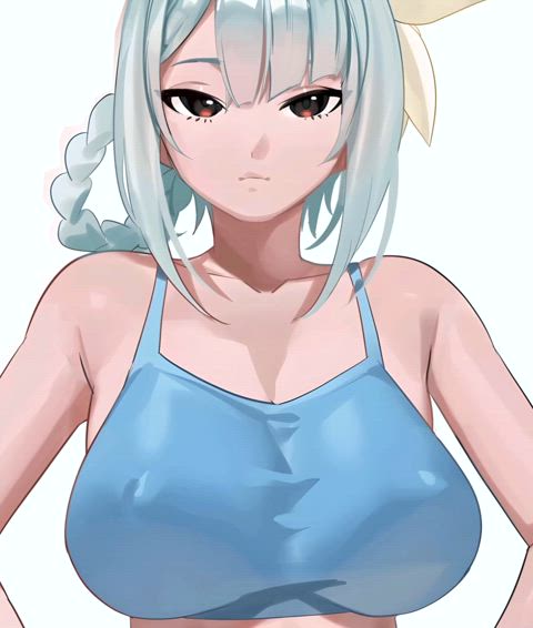 animation anime big ass big tits cute futanari girl dick hentai rule34 tgirl gif