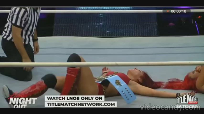 ass latina wrestling gif