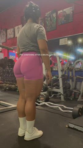 asian ass bangladeshi desi fitness gym legs muscular girl thick gif