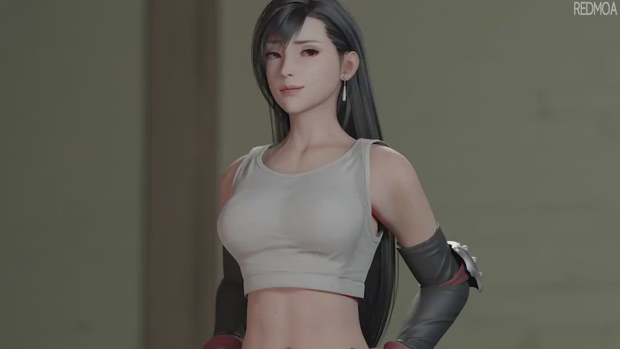 Tifa Wants To 1V1.But she regrets her decision! (RedMoa) [Final Fantasy 7]