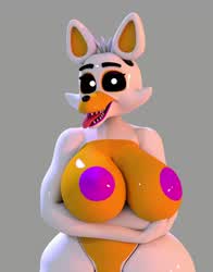 Lolbit showing off her tits (geometryboymejia)