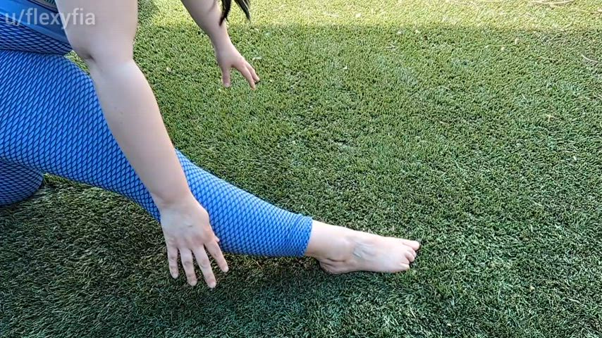 flexible yoga yoga pants gif