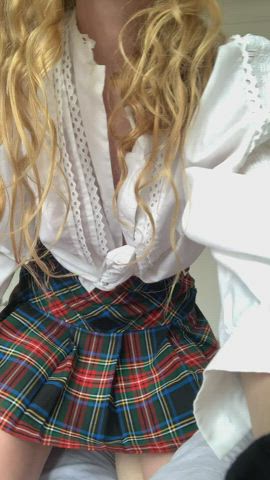 ass tease tits gif