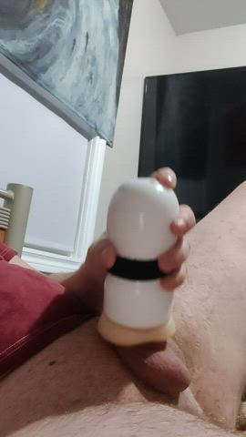 balls cock fleshlight male masturbation sex toy gif