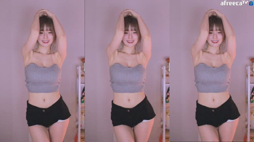 cute dancing korean gif