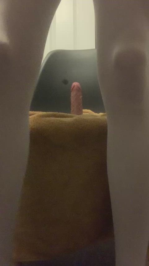 My dildo feels amazing, only makes me excited for a real cock