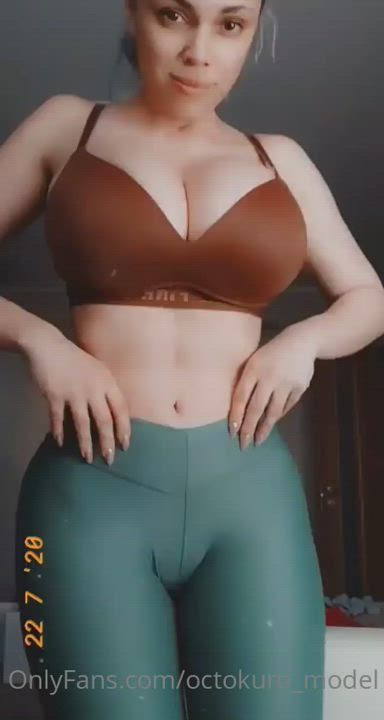Ass Big Ass Big Tits Bra Curvy Leggings Model Octokuro Pussy gif