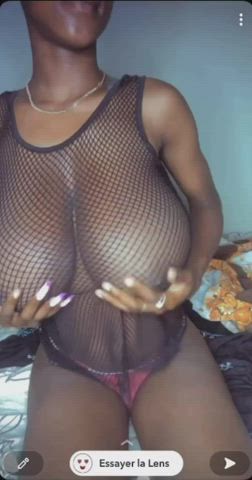 Big Boobs in fishnets