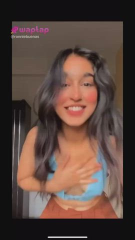 accidental nipslip pretty tiktok tik-tok gif