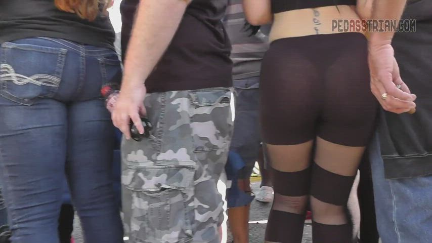 ass leggings see through clothing teen yoga pants gif