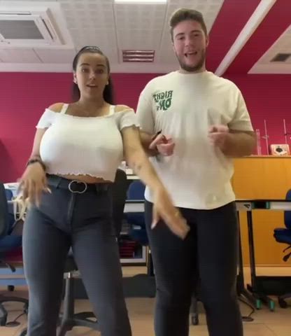 Dancing Huge Tits TikTok Porn GIF by marioman50