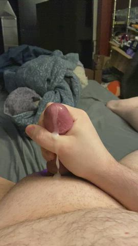 amateur bear cum cumshot edging gay male masturbation ruined orgasm gif