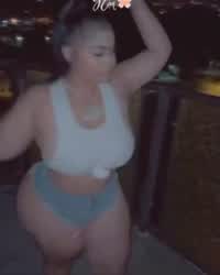 Booty Latina Shorts gif