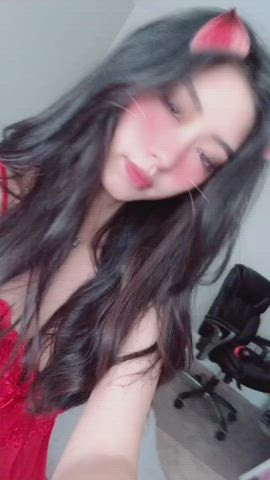 Asian Cute Long Hair gif