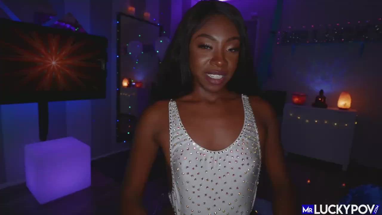 Blowjob Bubble Butt Doggystyle Ebony Facial POV gif