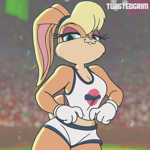 animation bunny exhibitionism exhibitionist flashing public titty drop gif