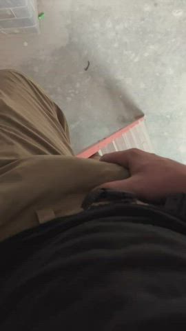 bwc big dick cock flashing work gif