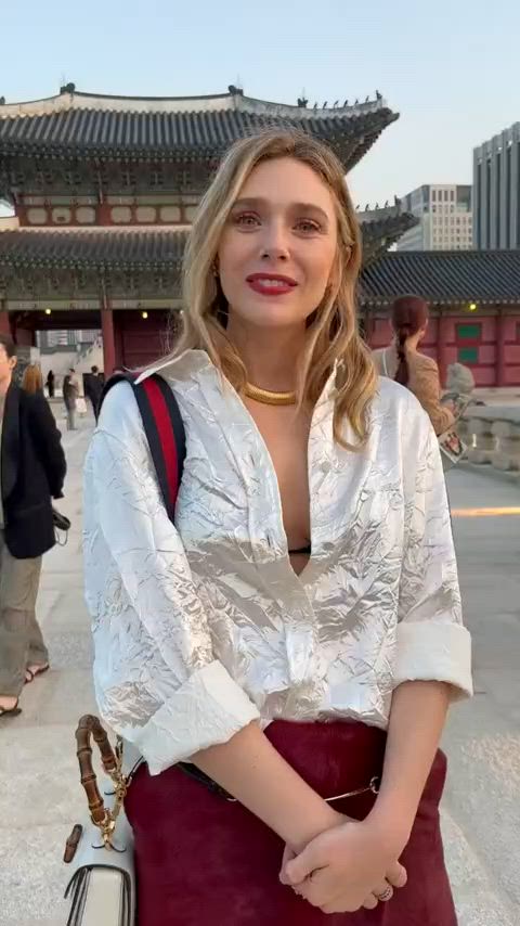 blonde celebrity elizabeth olsen gif