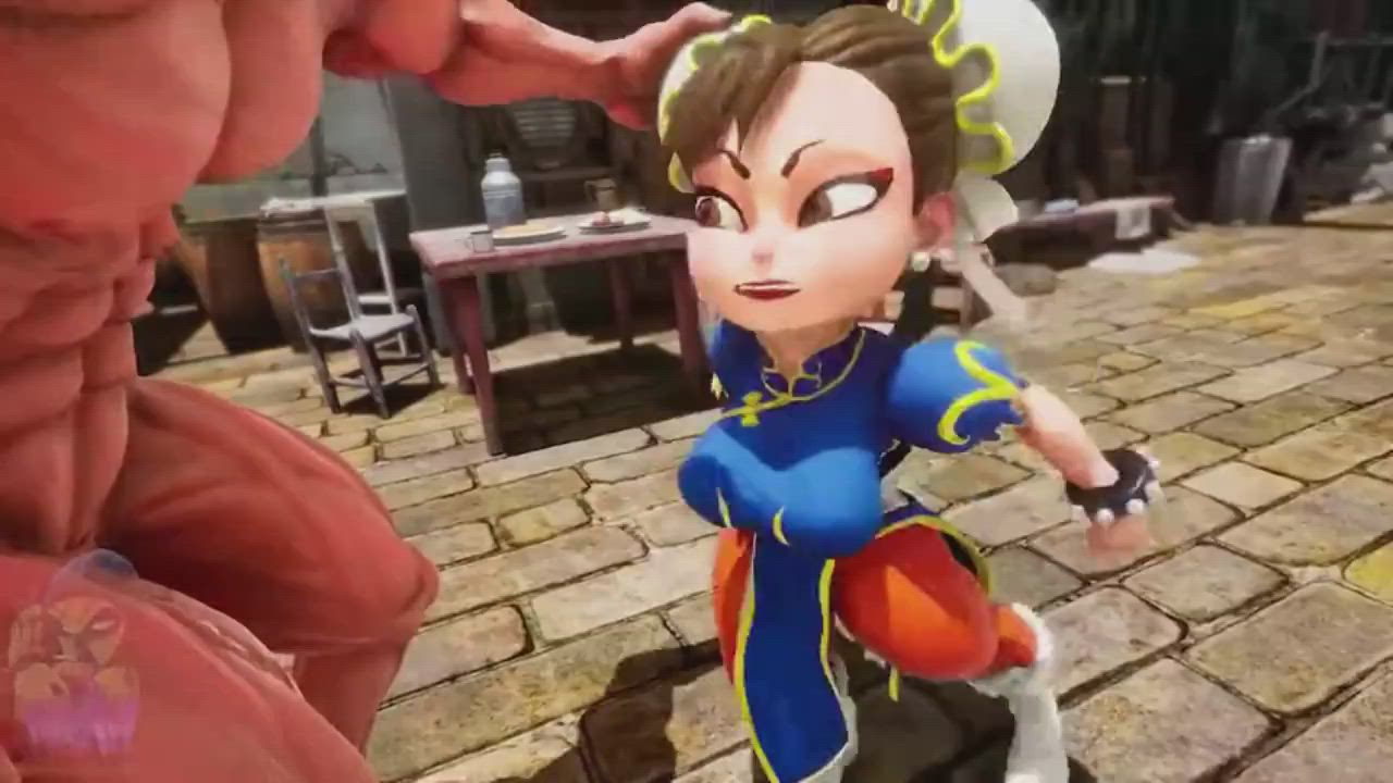 Anon vs chunli forced (moistcavitymap) [street fighter]