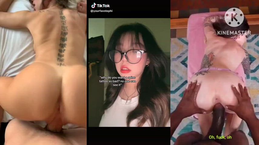 asian bbc doggystyle gooning interracial pov riley reid split screen porn tiktok