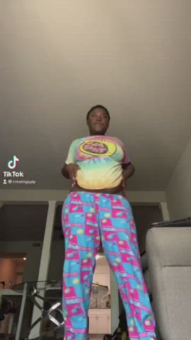 Domme Fishnet Solo gif