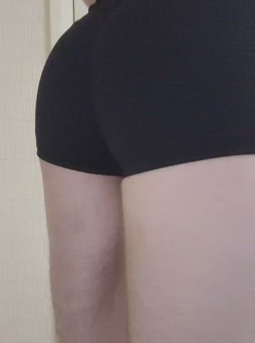 booty shorts sissy gif