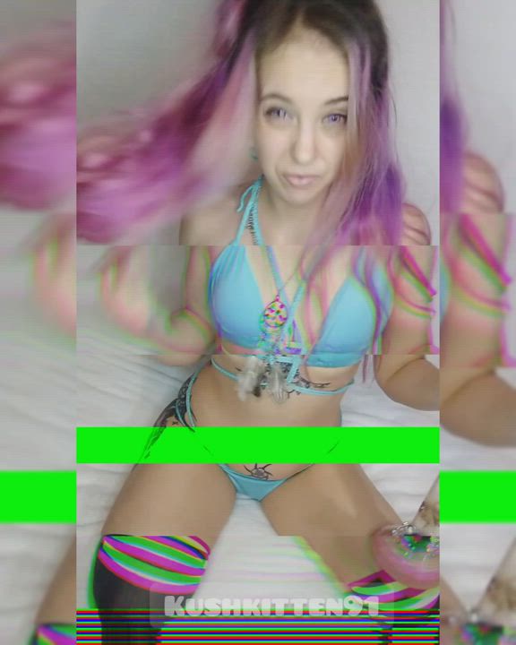 Bikini Smoking Tease TikTok gif