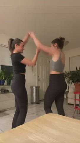 Ass Leggings Shaking gif