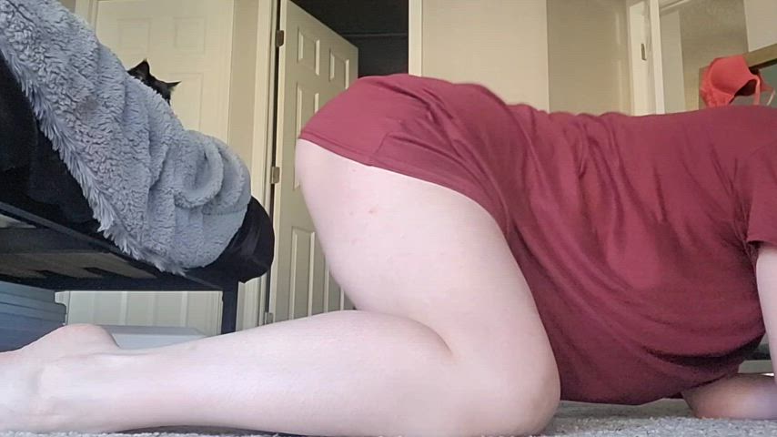 bending over bisexual booty hotwife pale pawg solo striptease gif