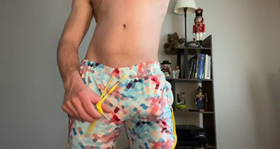 big dick cock jerk off twink gif