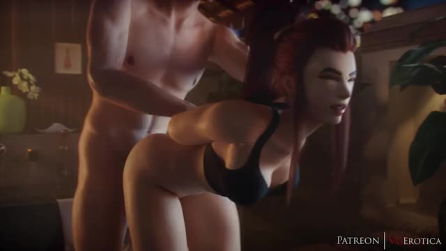 Brigitte Fucked from Behind (VG Erotica) [Overwatch]