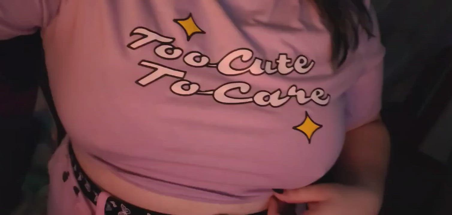 BBW Curvy Thick Tits Titty Drop gif