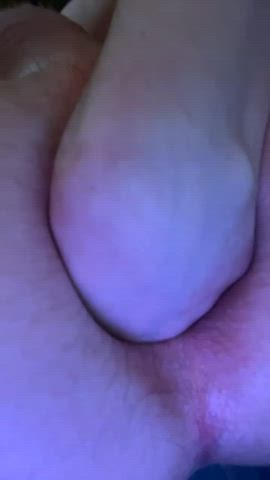 Fisting my sloppy hole