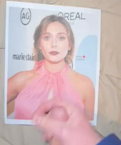 Elizabeth Olsen Printed Cum Tribute