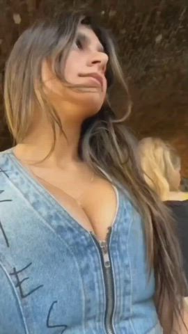 big tits cum on tits mia khalifa teasing gif