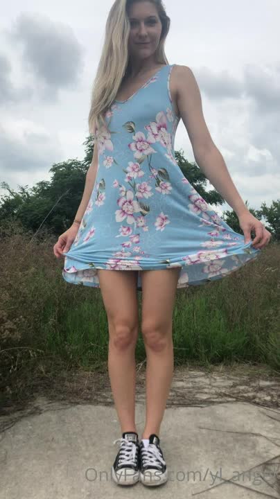 Katie Darling blue sun dress