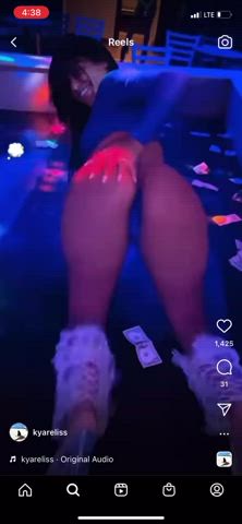 Latina Lingerie Twerking gif