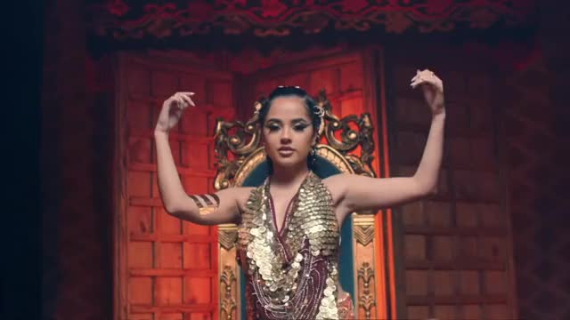 Becky G Throne Dancing