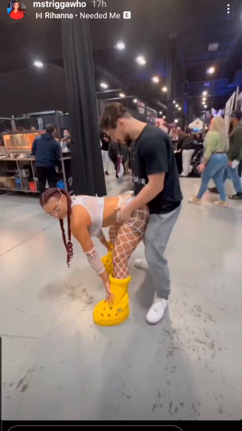 convention grinding twerking gif