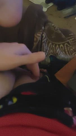 chubby clit rubbing edging ftm moaning pov shaved pussy gif