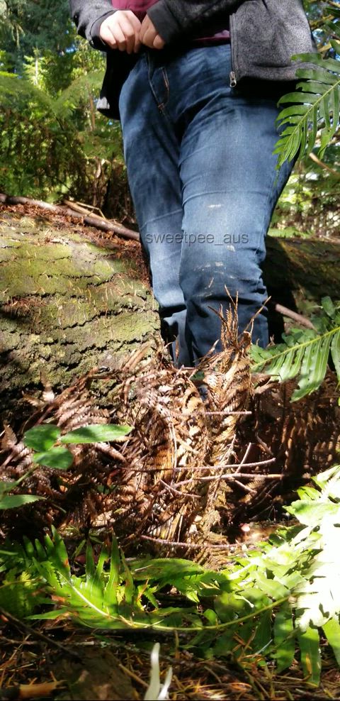 I got a little messy doing this public pee while camping ⛺💦