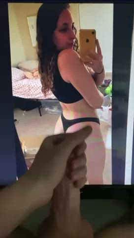 ass big ass brunette cum cumshot thick tribute gif