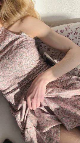 Blonde Cute German OnlyFans Petite Skinny Teen Teens Tiny gif