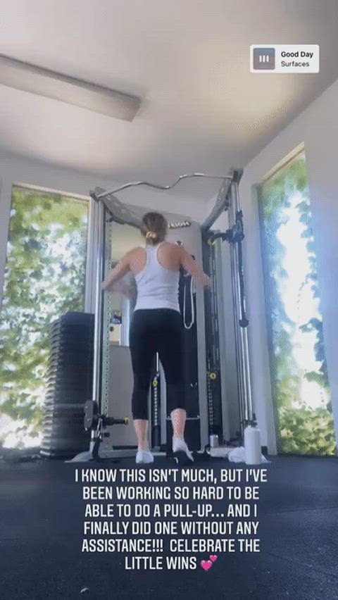 joey king yoga yoga pants gif