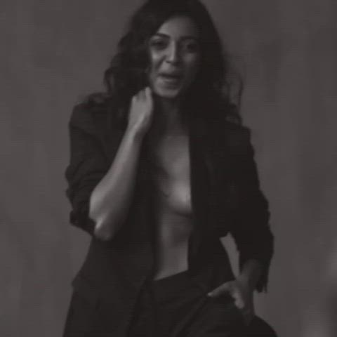 bollywood braless celebrity cleavage indian gif